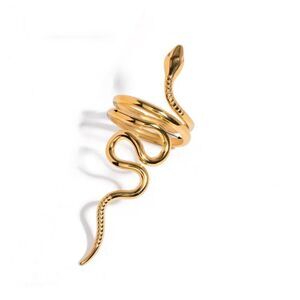 Gold snake ring M404